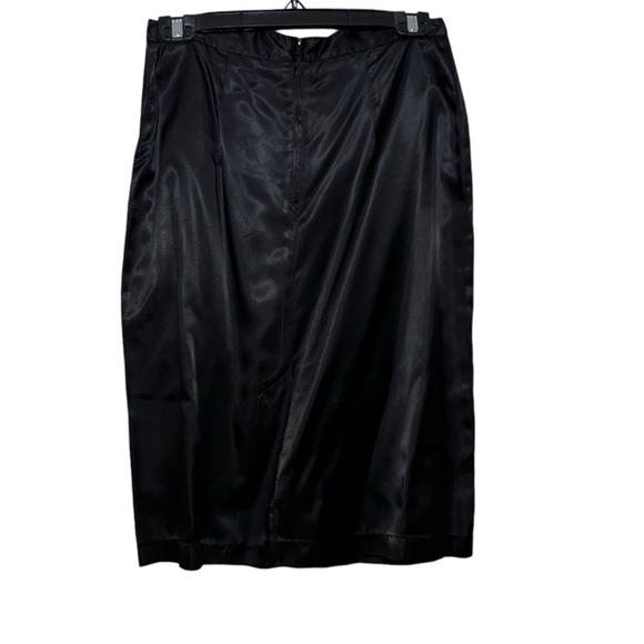 Vintage Rampage Velvet Peplum Jacket and Satin Skirt, 28” waist - Picture 8 of 12